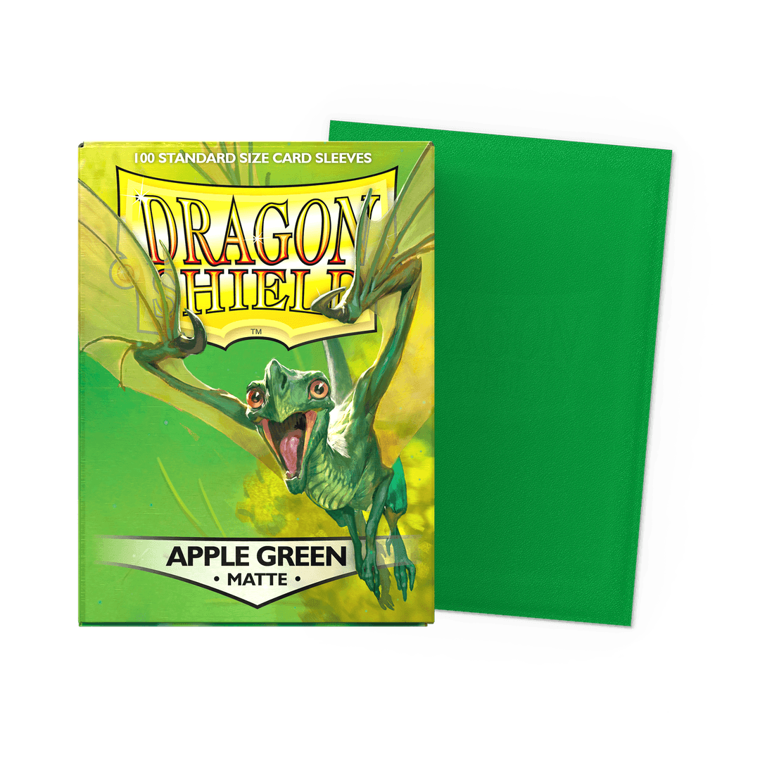 Dragon Shield Sleeves: Standard- Matte Apple Green (100 ct.)