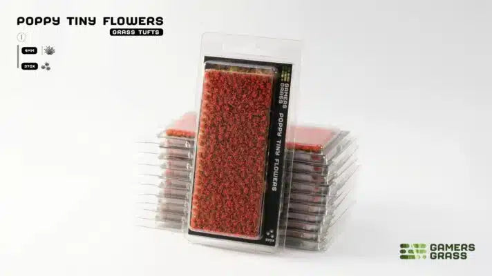 Gamers Grass: Poppy Tiny Flowers