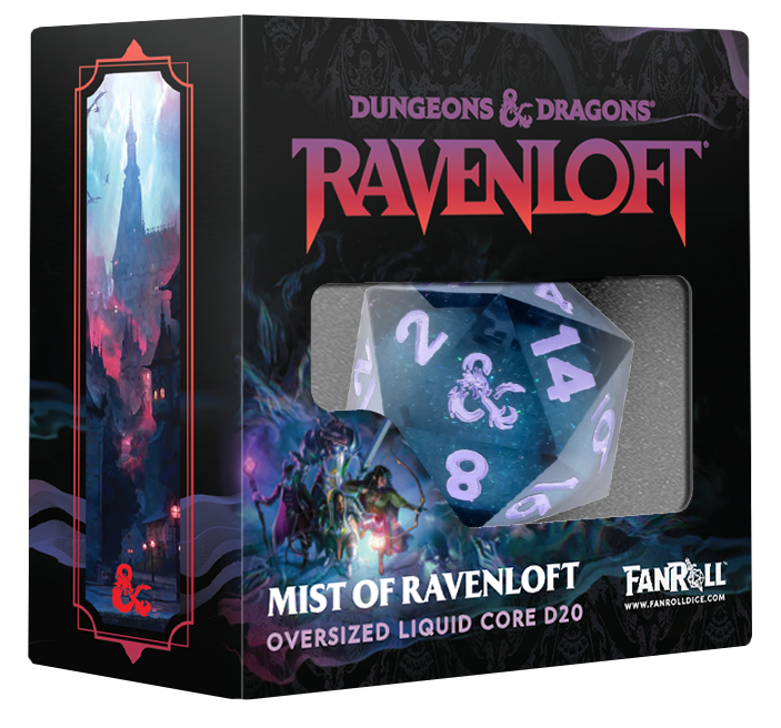 D&D MISTS OF RAVENLOFT OVERSIZED LIQUID CORE D20