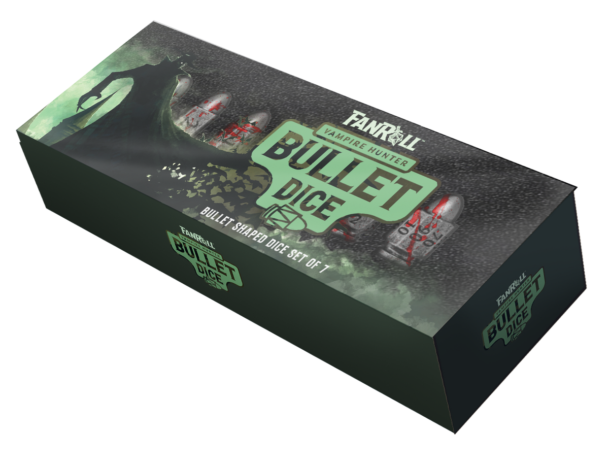 RESIN BULLET POLY DICE SET