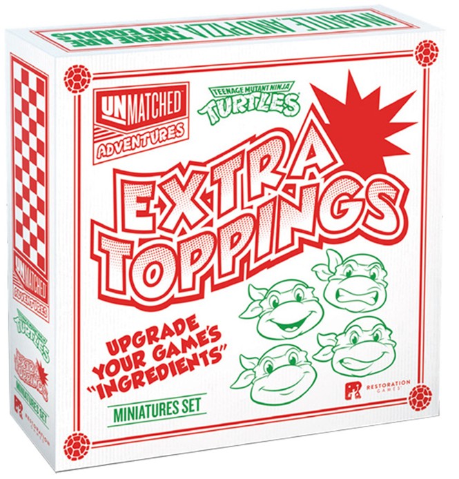 UNMATCHED ADVENTURES TMNT EXTRA TOPPINGS MINI PACK (6)