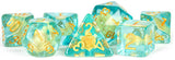 Inclusion: Resin 7 Dice Set 16mm