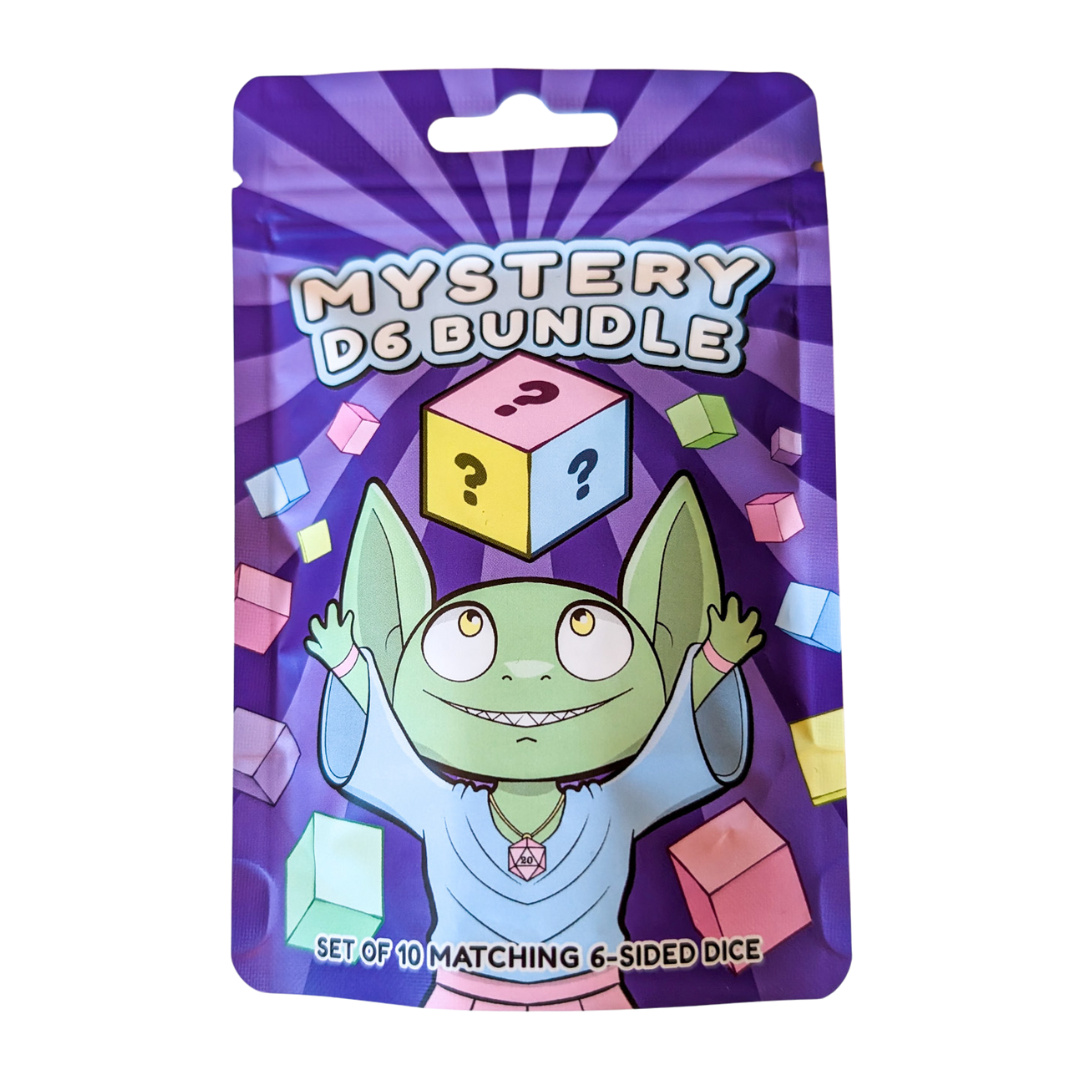 Mystery Dice Goblin: D6 Mystery Dice Set Bag