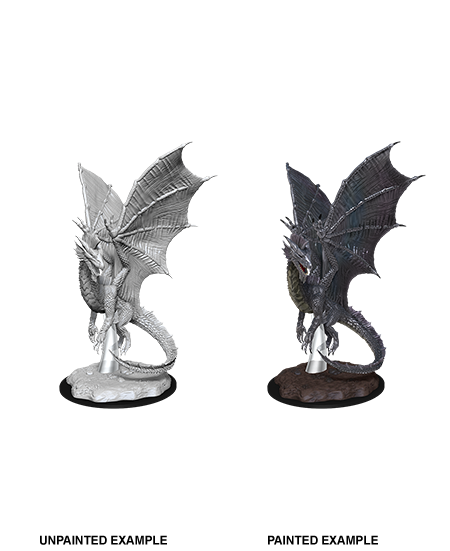 D&D Minis: Wave 11 - Young Silver Dragon