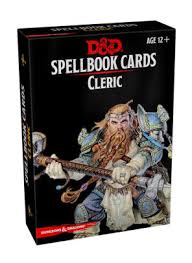 Dungeons and Dragons RPG: Spellbook Cards - Cleric Deck (153 cards), 2018 Edition
