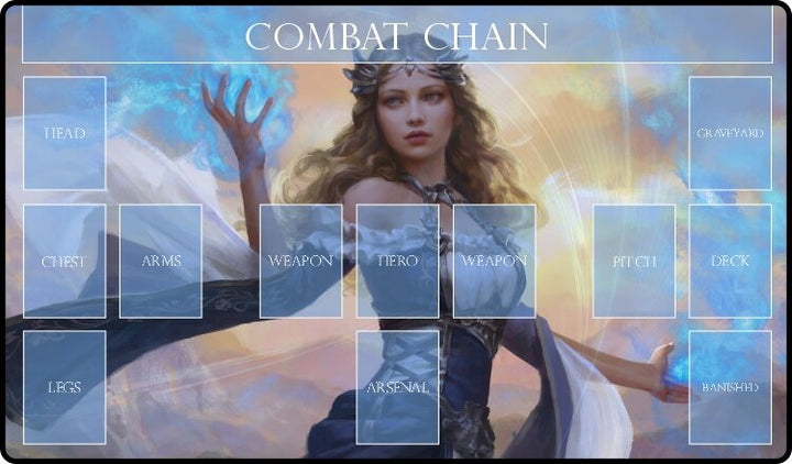 Gamermats - Blue Mage Flesh and Blood Comptable Zone Mat - Playmat