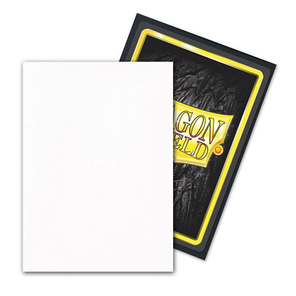 Dragon Shield Sleeves: Standard DUAL- Matte Snow 'Nirin' (100 ct.)