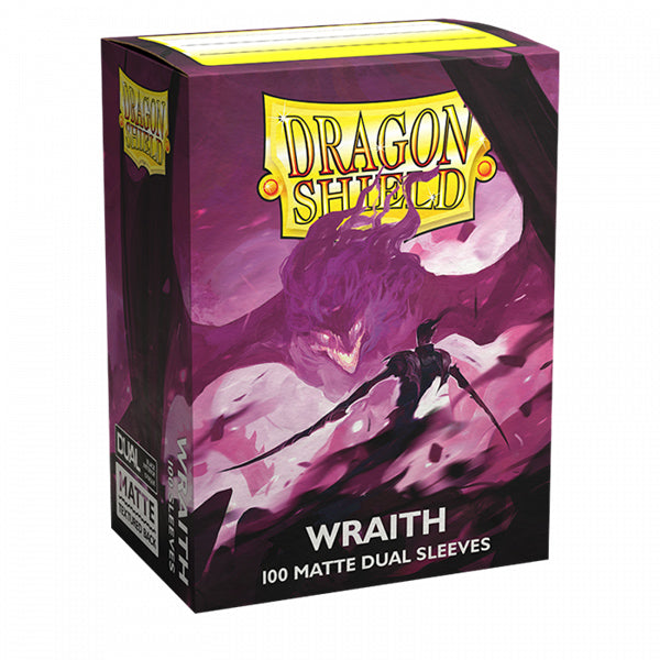 Dragon Shield Sleeves: Standard DUAL- Matte Wraith 'Alaric, Chaos Wraith' (100 ct.)