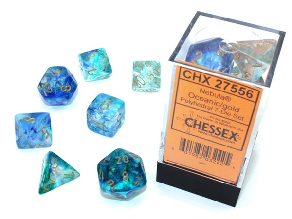 7-Die Set Nebula Luminary: Oceanic/Gold