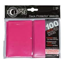 Pro-Matte Eclipse 2.0 Sleeves: Hot Pink (100)