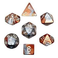 7-Die Set Gemini: Copper-Steel/White