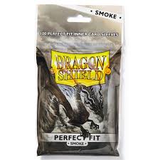 Dragon Shield Sleeves: Perfect Fit Standard- Clear/Smoke (100 ct.)