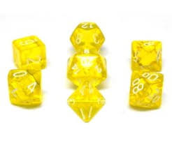 7-Die Set Translucent: Yellow/White