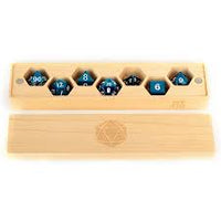 Premium Wood Dice Vault: Maple