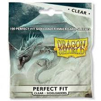 Dragon Shield Sleeves: Perfect Fit Sideloaders- Clear (100)