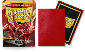 Dragon Shield Sleeves: Standard- Matte Ruby (100)