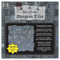 Dungeon Tiles: Graystone: 10" Square (9)