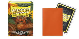 Dragon Shield Sleeves: Standard- Matte Tangerine (100)