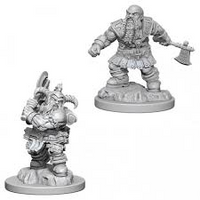 D&D Nolzur`s Unpainted Minis: Dwarf Male Barbarian