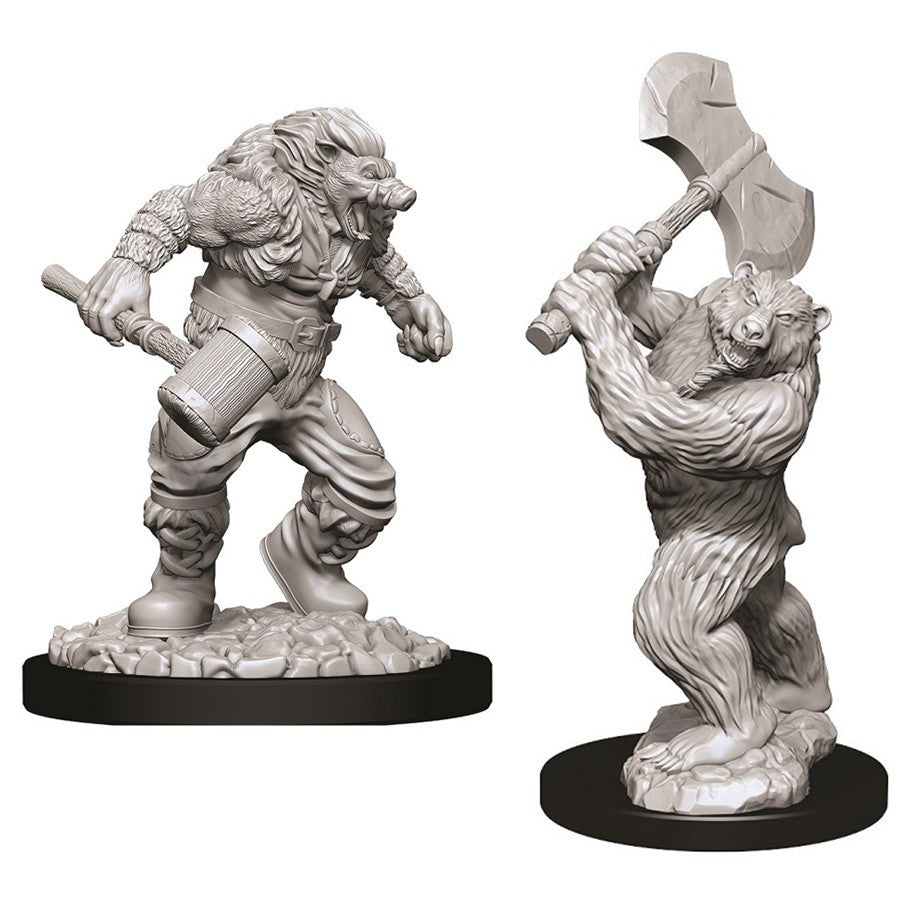 D&D Minis: Wave 9- Wereboar & Werebear